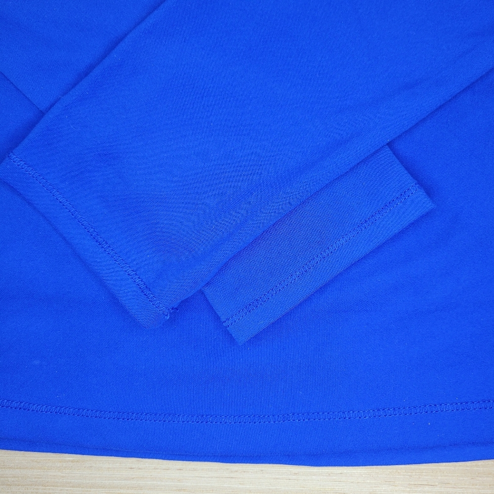 Xersion Quick-Dri Blue Hooded Long Sleeve Athletic Top Small - Picture 3 of 9